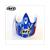 HELM KLEP X-STORM BLAUW/CHROOM