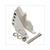 REHAUSSE 4-POS MINARELLI HORIZONTAL BLANC