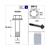 VARIATOR COVER SCREW KIT CHINA GY6 4T BLACK (9)