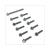 VARIATOR COVER SCREW KIT CHINA 2T GALVAN (11)