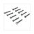 VARIATOR COVER SCREW KIT SYM 50 4T GALVAN (10)