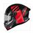 HELM STINGER 2 TRON ZWART/ROOD       S