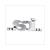 VESPA SI EMBLEEM DIK BADGE CLIP 8.3cm CHROOM