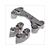 STEERING FIXING SET GRAND RETRO CHROME