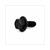 BOULON M6x15 (8x4) NOIR  ORG