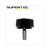 PANEL SCREW PUCH MAXI NEW TYPE 13mm BLACK