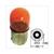 LAMP BAU15S 12V 10W ORANJE GENERIC+PIAGGIO LX (1)