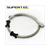 BRAKE TUBE FRONT UNI  20cm   S-T