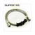 BRAKE TUBE FRONT UNI  60cm SUPERTEC