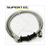 BRAKE TUBE FRONT UNI 70cm SUPERTEC