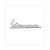 VESPA EMBLEEM DIK STICKER 10cm CHROOM
