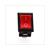 SCHAKELAAR UNI AAN/UIT RECHTHOEK 20mm ROOD ELEC
