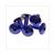 FAIRING SCREW M6x15 HEXAGON ALU BLUE (6)