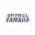 YAMAHA AEROX STICKERSET ONDERSPOILER CHROOM
