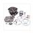 CILINDERKIT PIAGGIO 2T LC 48mm BLACK TROPHY TP