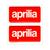 APRILIA STICKER 3D 2Stuks