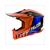 HELM FALCON WARRIOR WIT/BLAUW/ORANJE       S